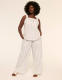Linen-Blend Wide Leg Pant - thumbnail 8