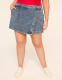 Denim Utility Skort - thumbnail 1