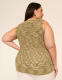 V-Neck Stitch Sweater Tank - thumbnail 2