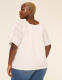 Short-Sleeve Square-Neck Eyelet Top - thumbnail 2