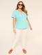 French Terry Lace-Up Top - thumbnail 10