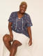 French Terry Lace-Up Top - thumbnail 6
