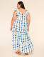 Ruffle-Sleeve Tiered Gauze Maxi Dress - thumbnail 5