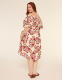 Off-The-Shoulder Tie-Waist Short Dress - thumbnail 2