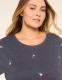 Dolman-Sleeve Embroidered Popsicles Tee - thumbnail 5
