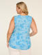 V-Neck Side-Ruched Tank - thumbnail 5