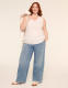 V-Neck Side-Ruched Tank - thumbnail 3