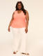 V-Neck Side-Ruched Tank - thumbnail 9
