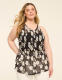 Mesh Halter-Neck Smocked Peplum Top - thumbnail 1