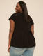 Cap-Sleeve Babydoll Top - thumbnail 2