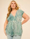 Cap-Sleeve Babydoll Top - thumbnail 4