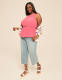 Smocked Peplum Tank - thumbnail 9