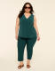 Swing Sleeveless Pleat-Front Top - thumbnail 3