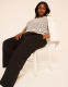 Dolman-Sleeve Textured Knit Top - thumbnail 7