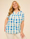 Swing Puff-Sleeve Popover Top - thumbnail 1
