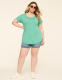 Scoop-Neck Strappy-Back Tee - thumbnail 9