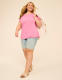 Scoop-Neck Strappy-Back Tee - thumbnail 3