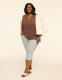 Notch-Neck Textured Knit Top - thumbnail 3