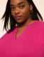 Notch-Neck Textured Knit Top - thumbnail 8