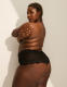 Lace Wide Side Thong - thumbnail 4