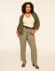 4-Season High-Rise Plaid Slim Ankle Pant - thumbnail 3