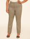 4-Season High-Rise Plaid Slim Ankle Pant - thumbnail 1