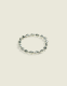 Silvertone Square Stretch Bracelet - thumbnail 1