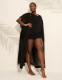 Chiffon Tassel-Trim Duster Cover-Up - thumbnail 3