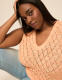 V-Neck Stitch Sweater Tank - thumbnail 8