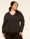 LIVI French Terry V-Neck Sweatshirt - thumbnail 1