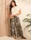 Pull-On Printed Wide Leg Pant - thumbnail 5