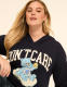 EveryWear Glitter Grumpy Bear Don't Care Graphic Hoodie - thumbnail 4