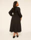Lena Long-Sleeve Surplice-Neck Midi Dress - thumbnail 5