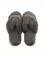 Lemon Waterfront Solid Faux-Fur Flip Flop Slipper - thumbnail 3