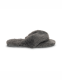 Lemon Waterfront Solid Faux-Fur Flip Flop Slipper - thumbnail 2