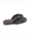 Lemon Waterfront Solid Faux-Fur Flip Flop Slipper - thumbnail 6
