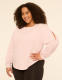 LIVI French Terry Keyhole-Sleeve Sweatshirt - thumbnail 4