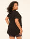 Comfy Cotton V-Neck Tunic Tee & Bike Short PJ Set - thumbnail 10