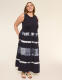 Crew-Neck Tiered Maxi Dress - thumbnail 1