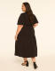 Embellished Faux-Wrap Jersey Midi Dress - thumbnail 2