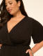 Embellished Faux-Wrap Jersey Midi Dress - thumbnail 3