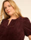 Puff-Sleeve Tiered Corduroy Dress - thumbnail 6