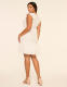 Notch-Neck Tie-Waist Short Dress - thumbnail 2