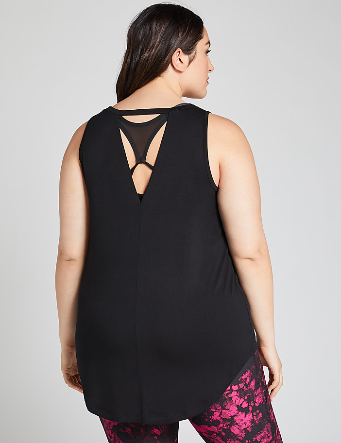 LIVI High-Neck V-Back Tank