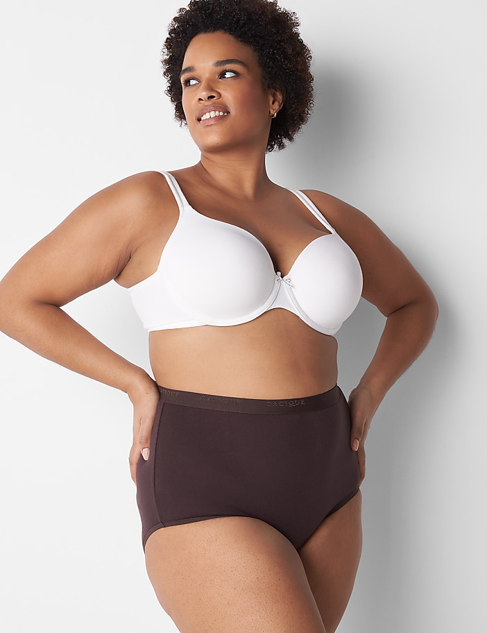 Cotton High-Waist Brief Panty
