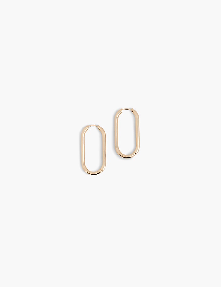 Demi-Fine J-Hoop Earrings