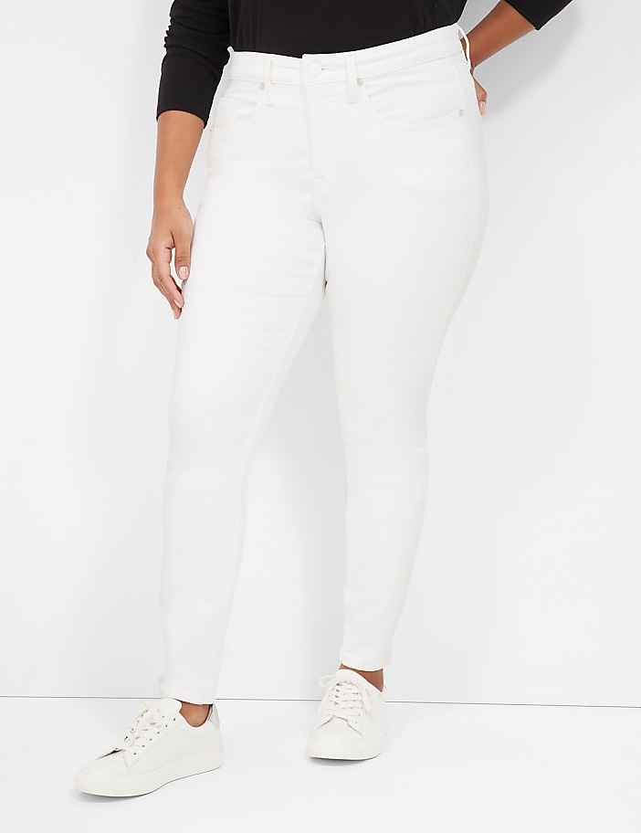 360 Flex Signature Fit White Skinny Jean