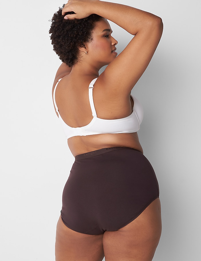 Cotton High-Waist Brief Panty