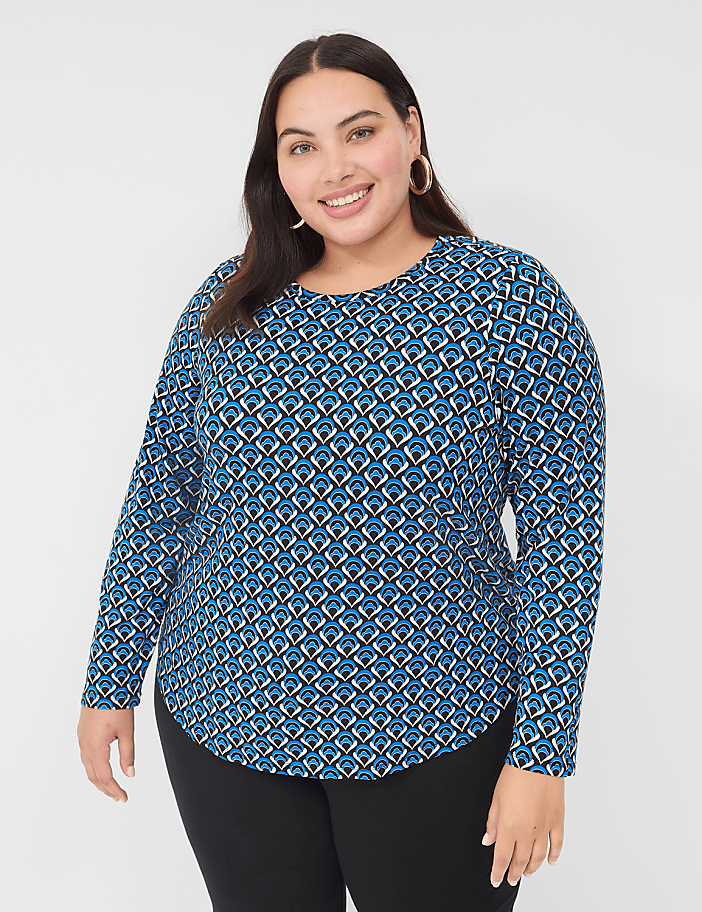 The Long-Sleeve Curved-Hem Tee