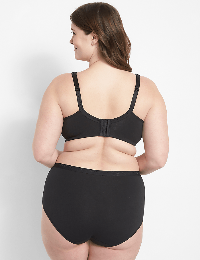Cotton Boost Plunge Bra With Lace